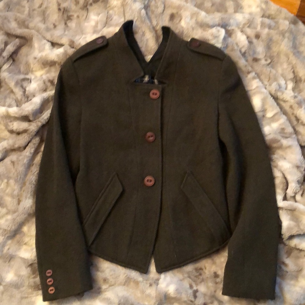 Wool military jacket